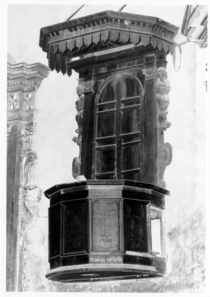 pulpito - bottega marchigiana (ultimo quarto sec. XVI)