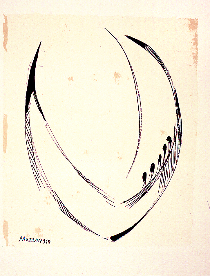 Forme astratte, motivi astratti (stampa) di Mazzon Galliano (sec. XX)