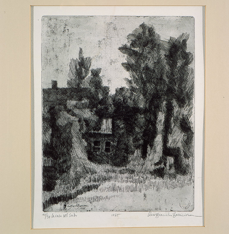 paesaggio (stampa) di Bianchi Barriviera Lino (sec. XX)
