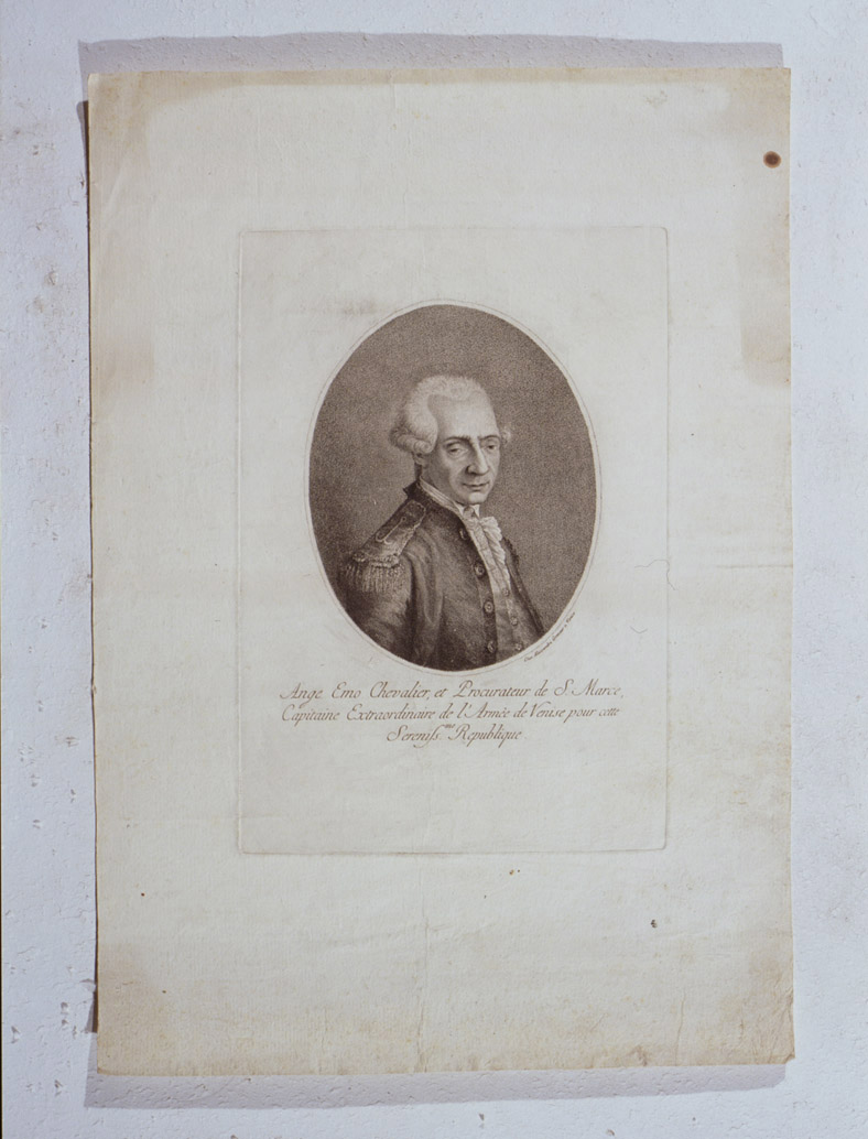 ritratto del cavaliere Ange (stampa) di Alessandri Innocente (secc. XVIII/ XIX)