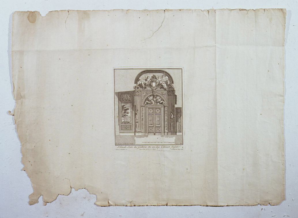 decorazione della Galleria Stösset (stampa) di Corvinus Johann August, Decker Paul (sec. XVIII)