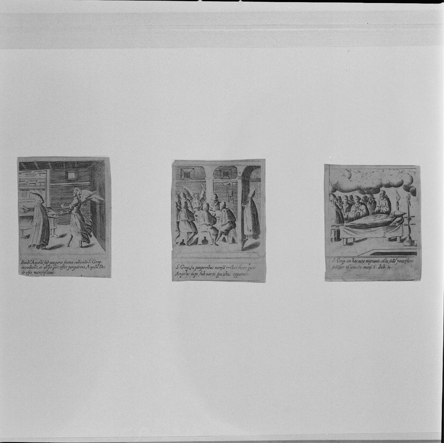 episodi della vita di San Gregorio (stampa) di Tempesta Antonio (attribuito) (sec. XVII)
