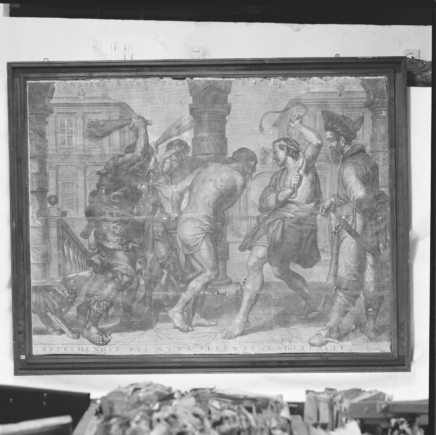 flagellazione di Cristo (stampa) di Rubens Peter Paul, Laugoz F (sec. XVIII)