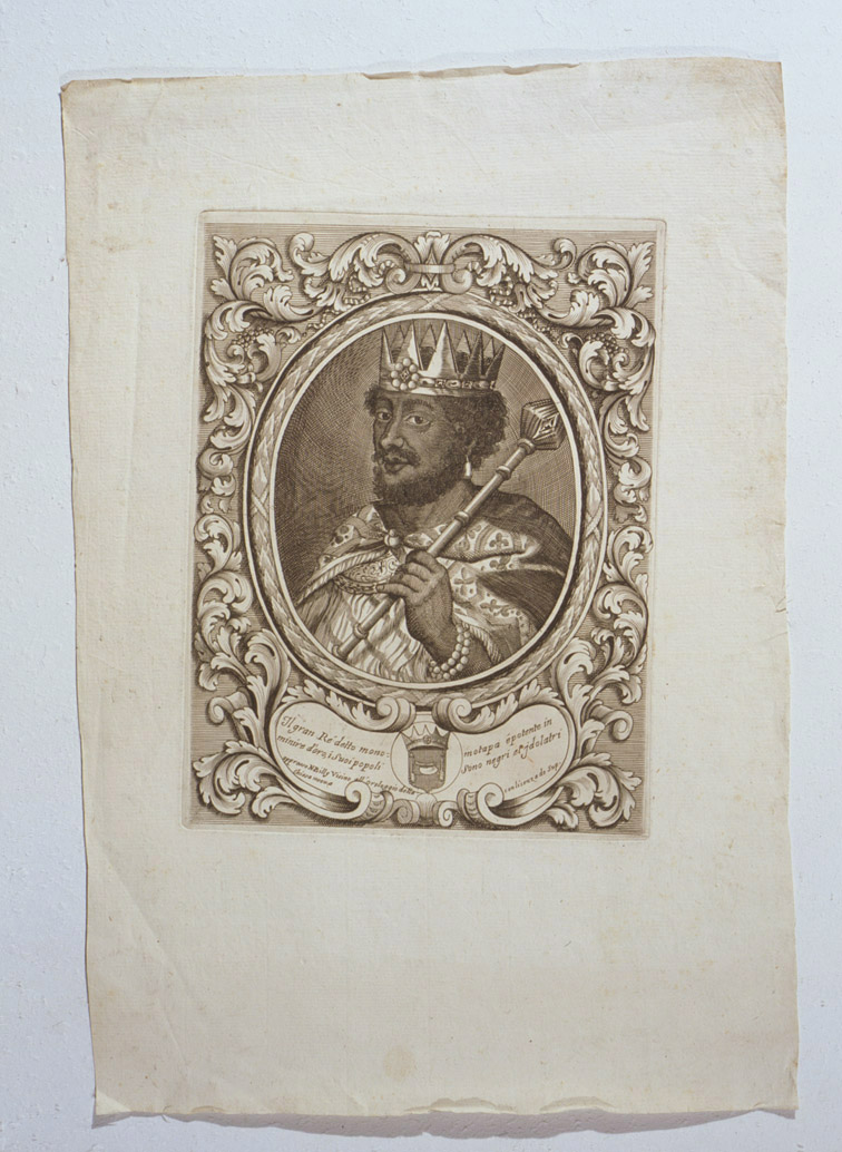 ritratto di un re nero (stampa, serie) di Billy Nicolò il Vecchio (prima metà sec. XVIII)