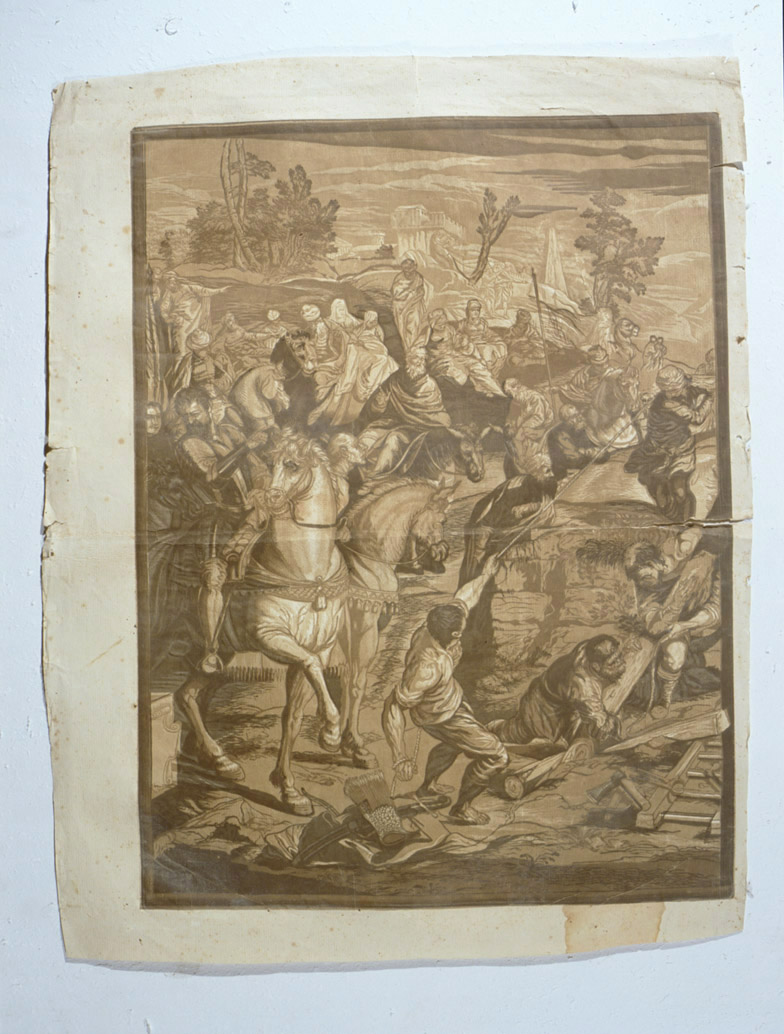 crocifissione (stampa, serie) di Jackson John Baptist, Robusti Jacopo detto Tintoretto (sec. XVIII)