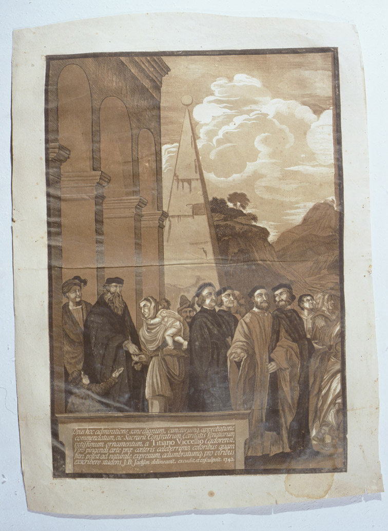 confratelli della carità (stampa, serie) di Jackson John Baptist, Vecellio Tiziano (sec. XVIII)
