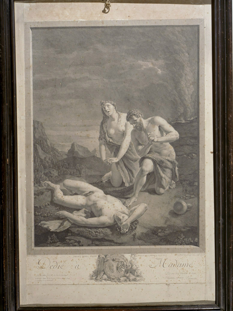 morte di Abele (stampa) di Porporati Carlo Antonio, Werff Adriaen van der Maler (sec. XVIII)