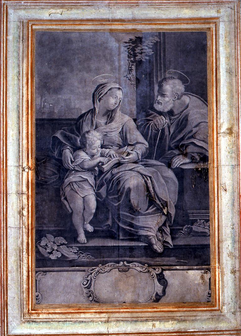Sacra Famiglia (stampa, stampa composita) di Maratta Carlo, Rugendas Georg Philip il Vecchio (sec. XVIII)