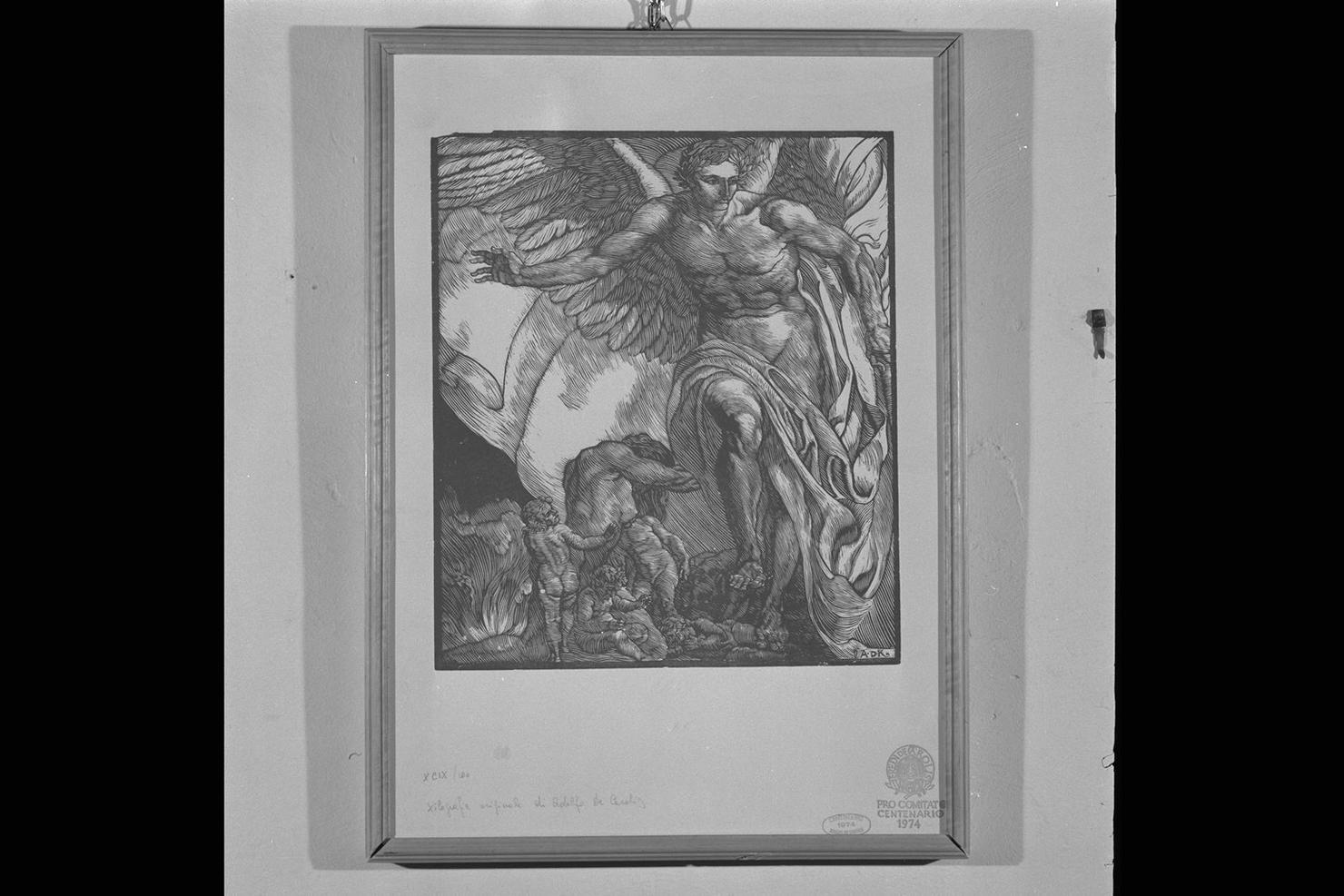 Angelo, angelo (stampa) di De Carolis Adolfo (sec. XX)