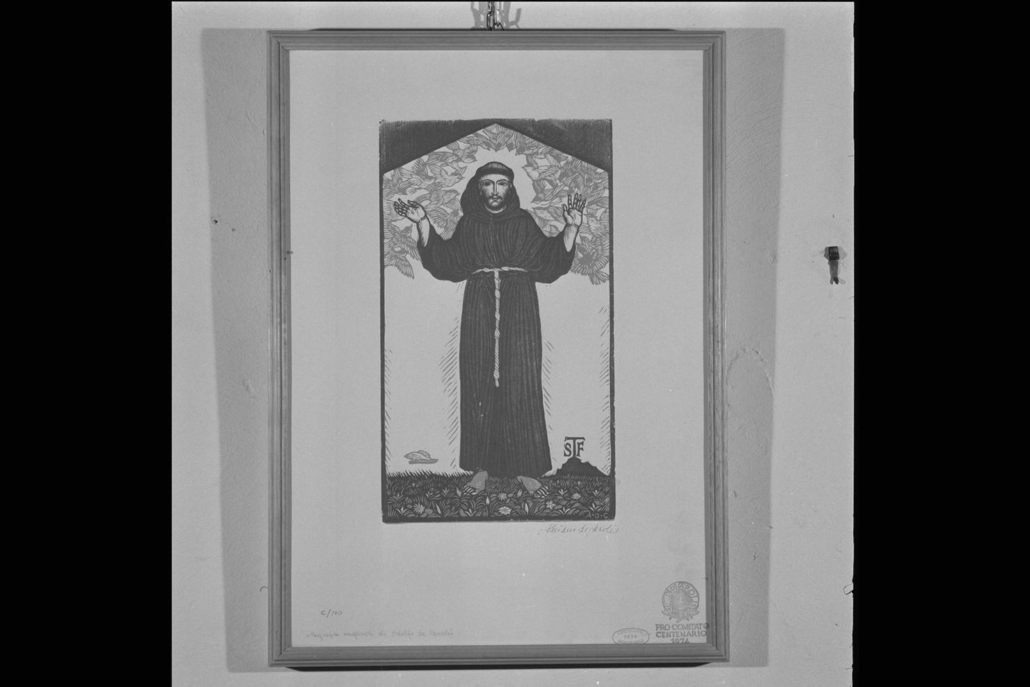 San Francesco d'Assisi, San Francesco d'Assisi (stampa) di De Carolis Adolfo (sec. XX)