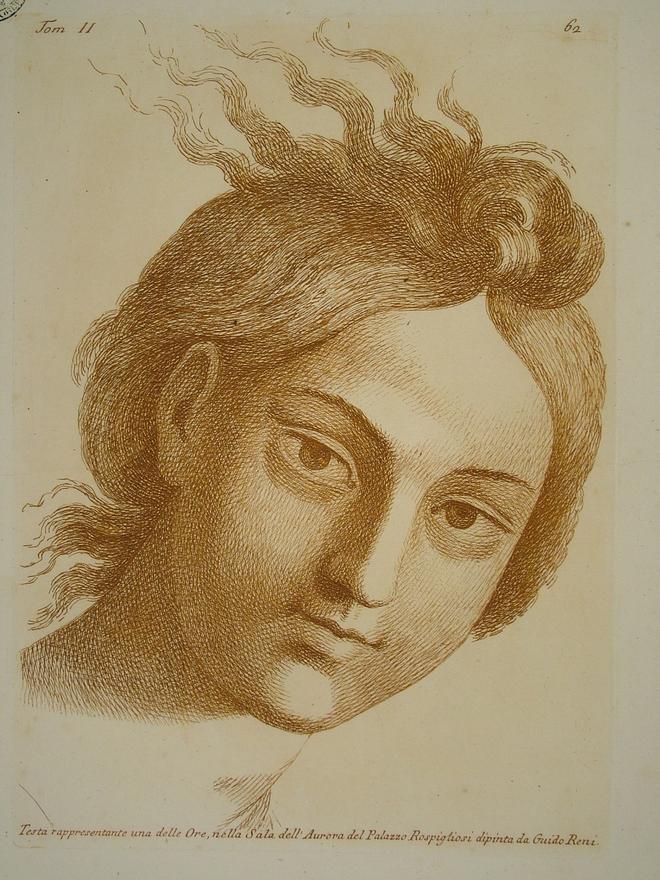 Ore (stampa, elemento d'insieme) di Reni Guido (attribuito), Fidanza Paolo (attribuito) (terzo quarto sec. XVIII)