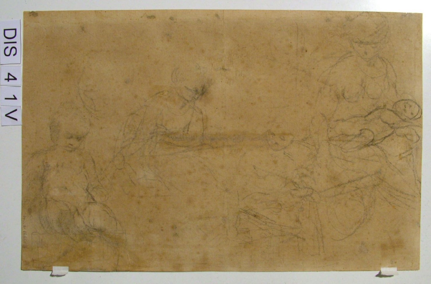 Madonna con Bambino (disegno) di Barocci Federico (seconda metà sec. XVI)