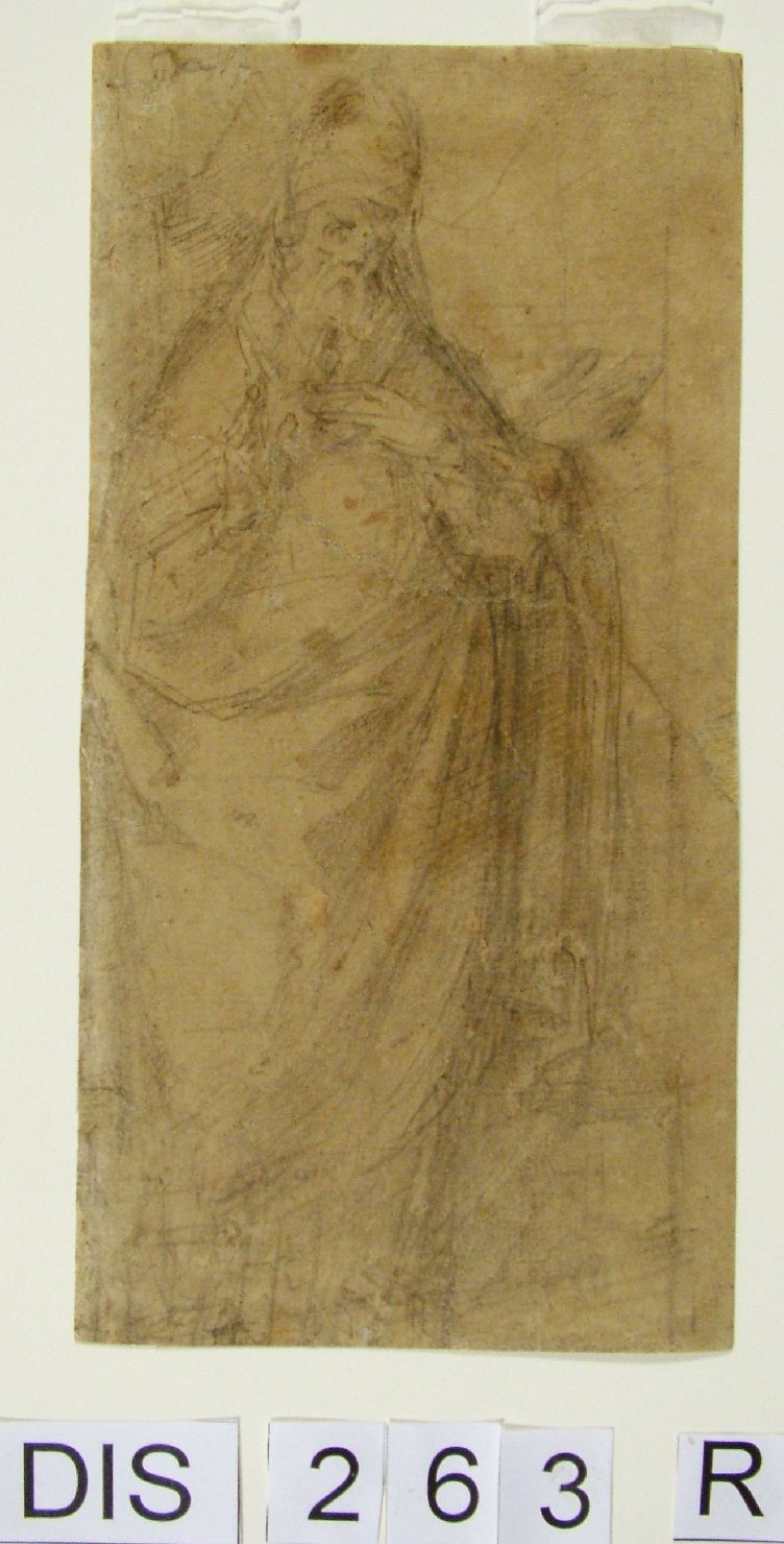 vescovo (disegno) di Picchi Giorgio (seconda metà sec. XVI)