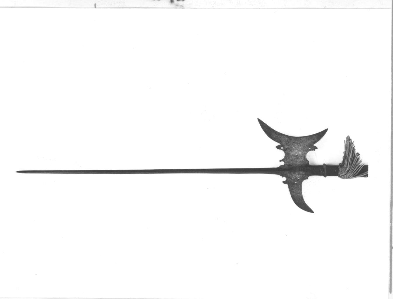 alabarda dello svizzero - bottega tedesca (seconda metà sec. XVI)