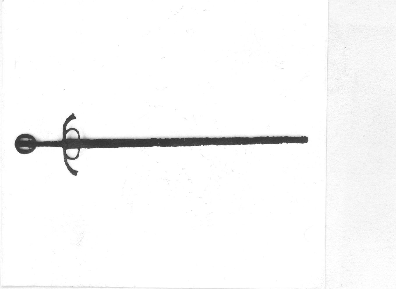 spada - da cavallo - bottega spagnola (seconda metà sec. XV)