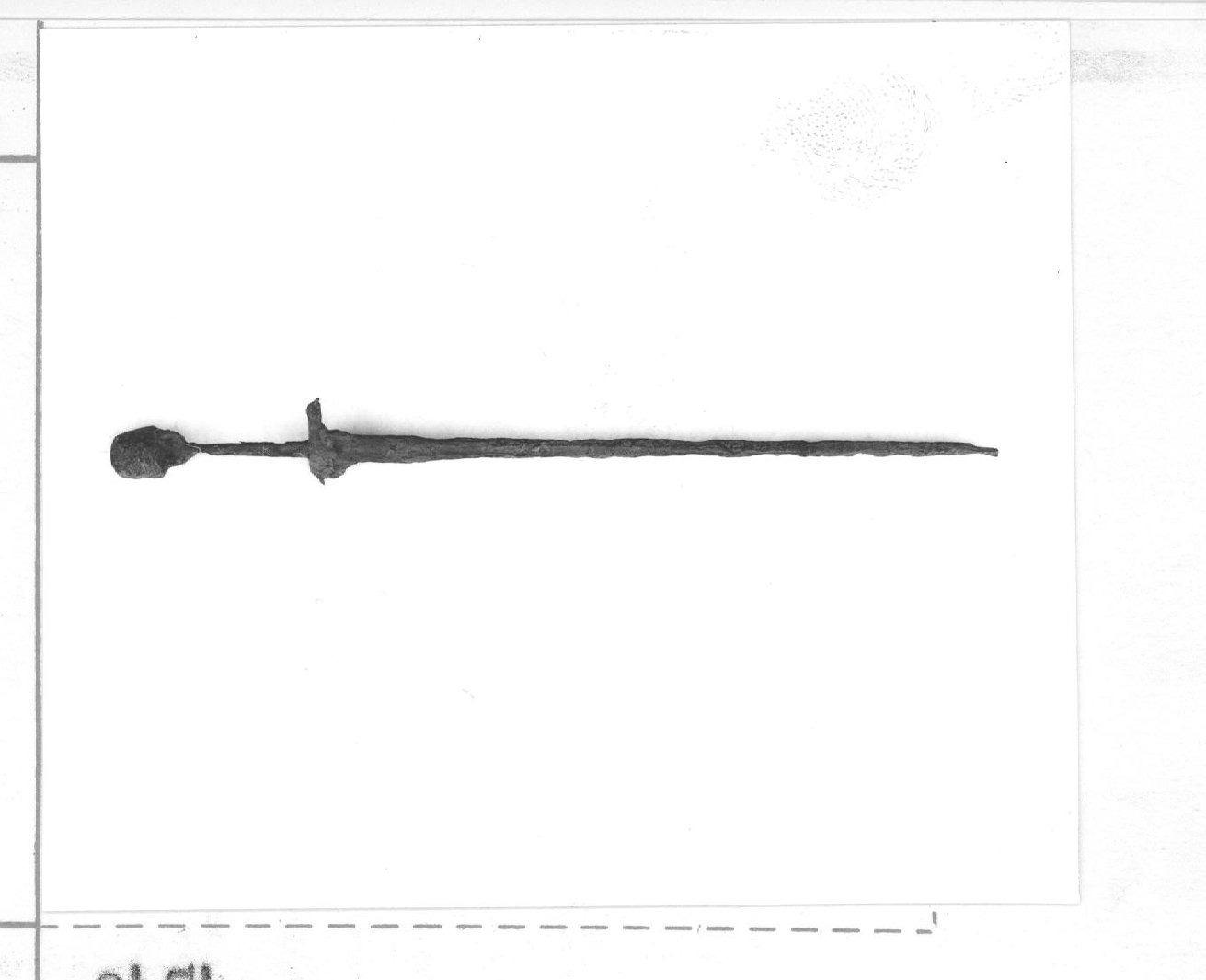 spada corta - bottega europea (sec. XVI)