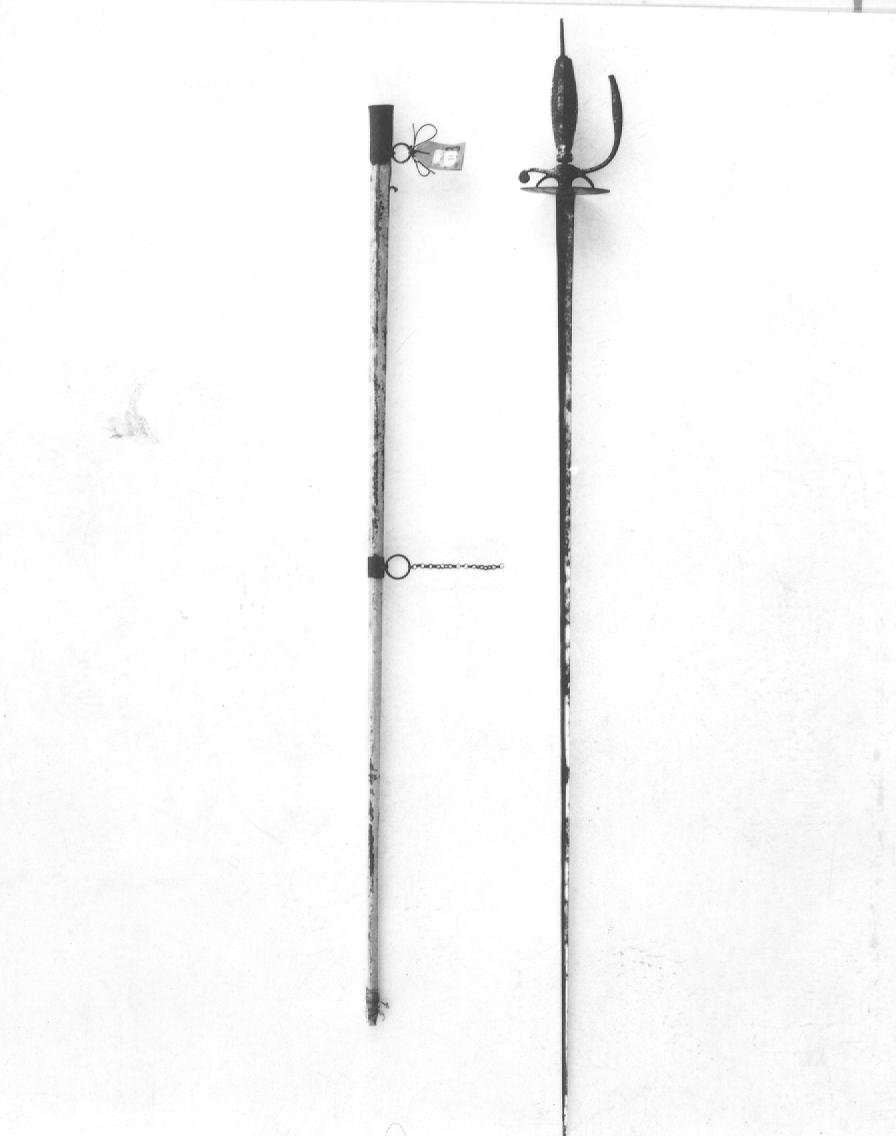 spadino, frammento - bottega tedesca (sec. XVIII)