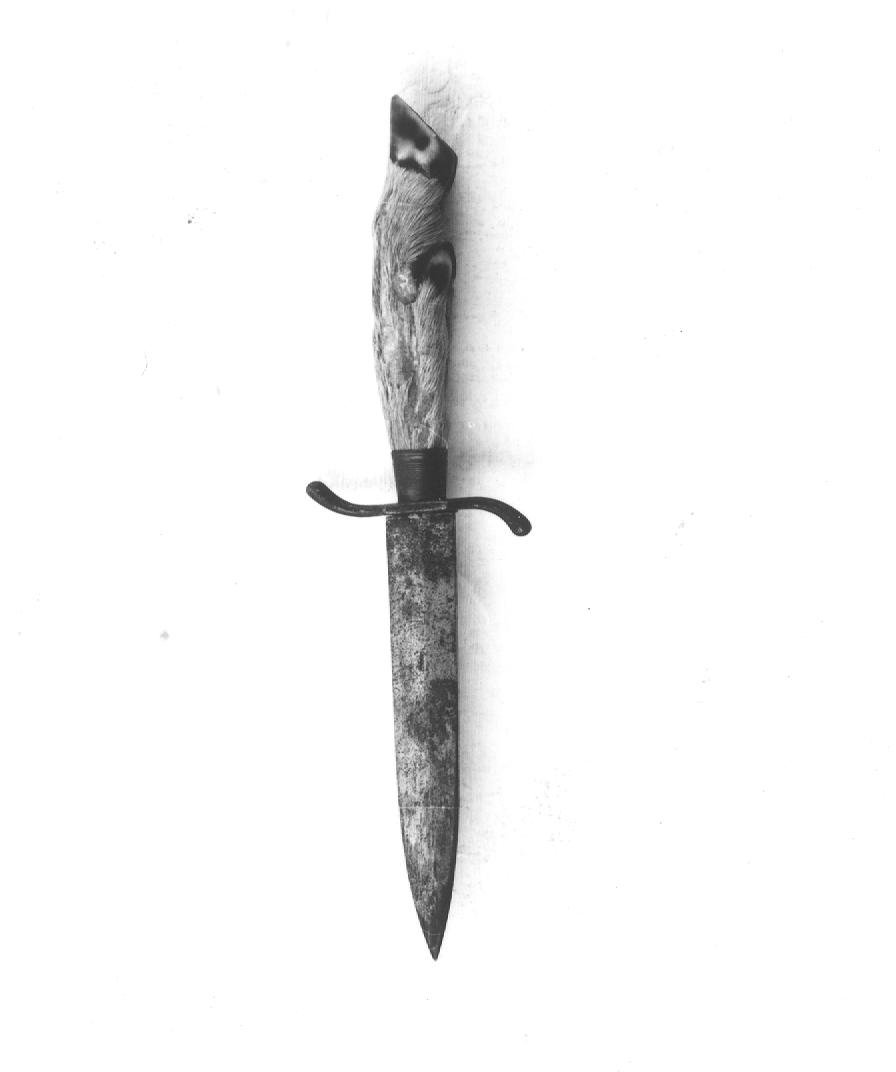 coltello - bottega italiana (fine/inizio secc. XIX/ XX)