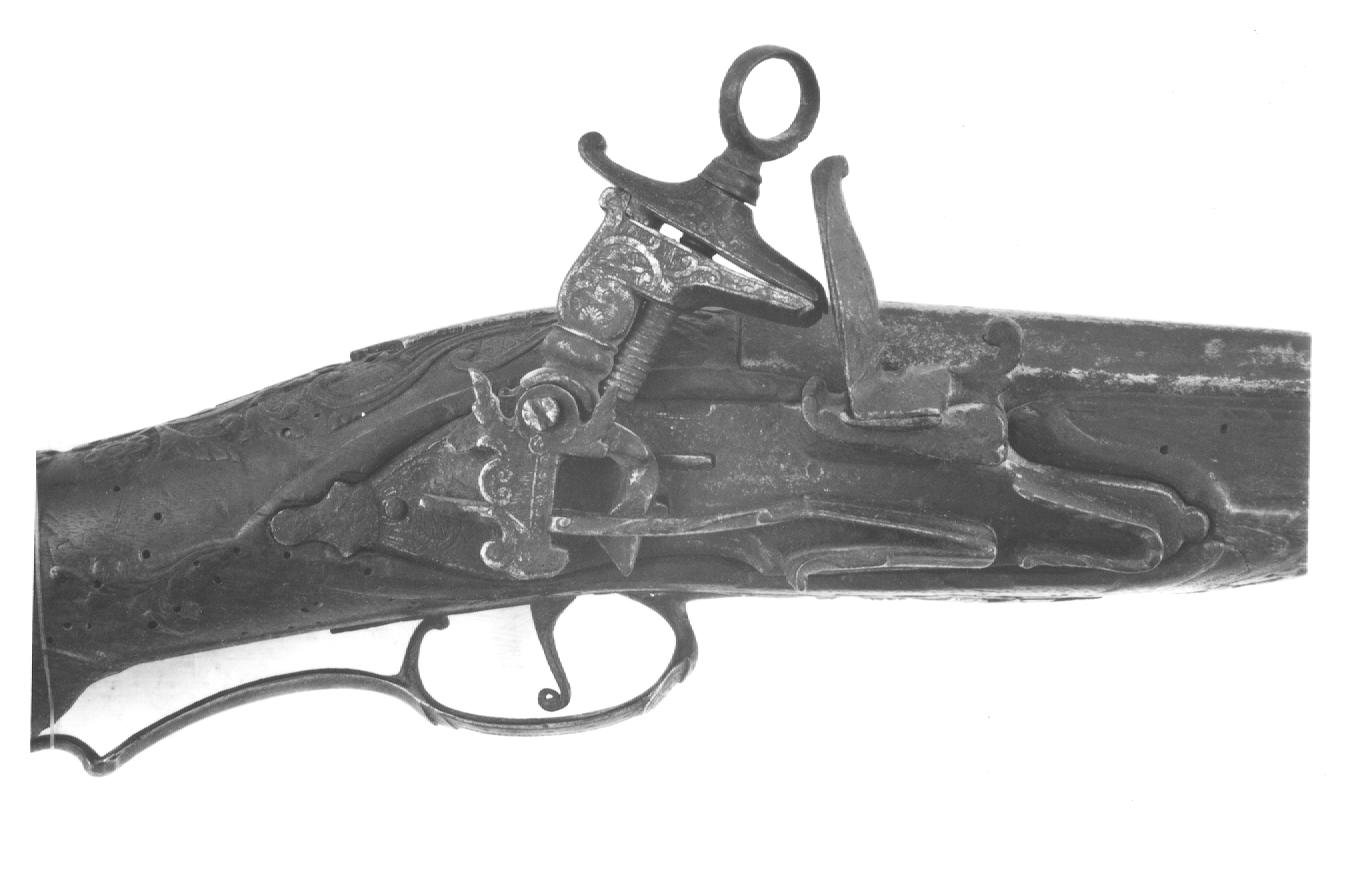 archibugio - a pietra focaia - bottega italiana (metà sec. XVIII)