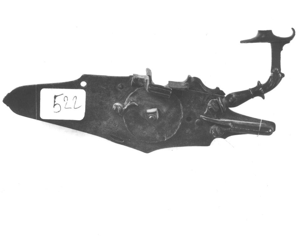pistola - a ruota, frammento - bottega bresciana (prima metà sec. XVII)