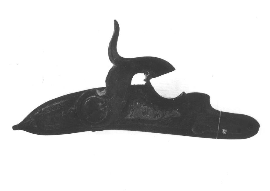 caricatore di fucile, frammento - bottega bresciana (prima metà sec. XVII)