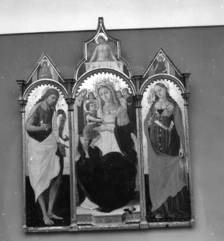 Madonna con Bambino e Santi (dipinto) di Lorenzo di Alessandro (sec. XV)