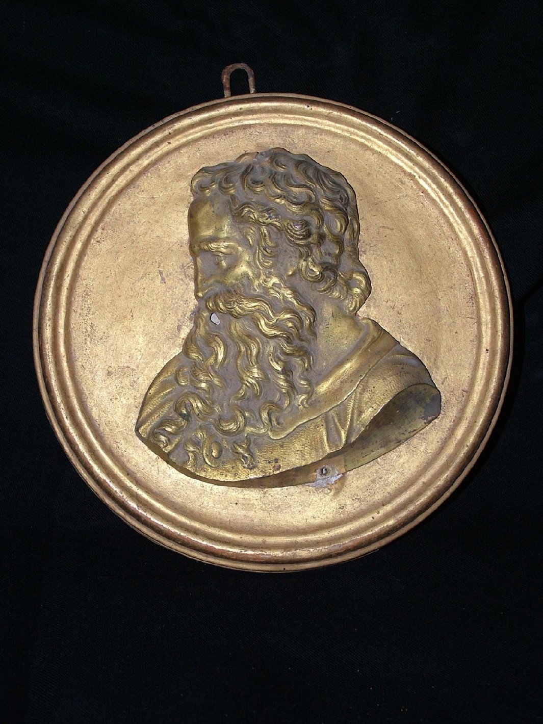 apostolo (medaglione) - bottega marchigiana (sec. XIX)