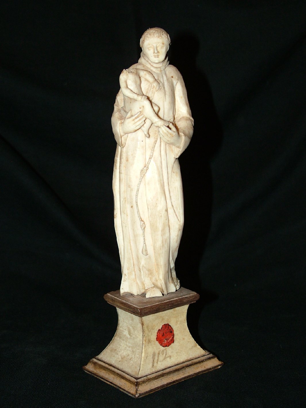 Sant'Antonio da Padova (scultura) - ambito Italia centrale (sec. XVIII)