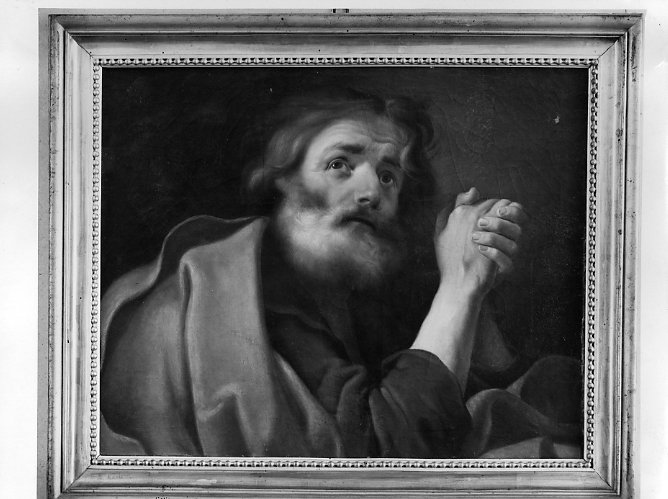 San Pietro orante (dipinto, elemento d'insieme) di Tedeschi Pietro (attribuito) (ultimo quarto sec. XVIII)