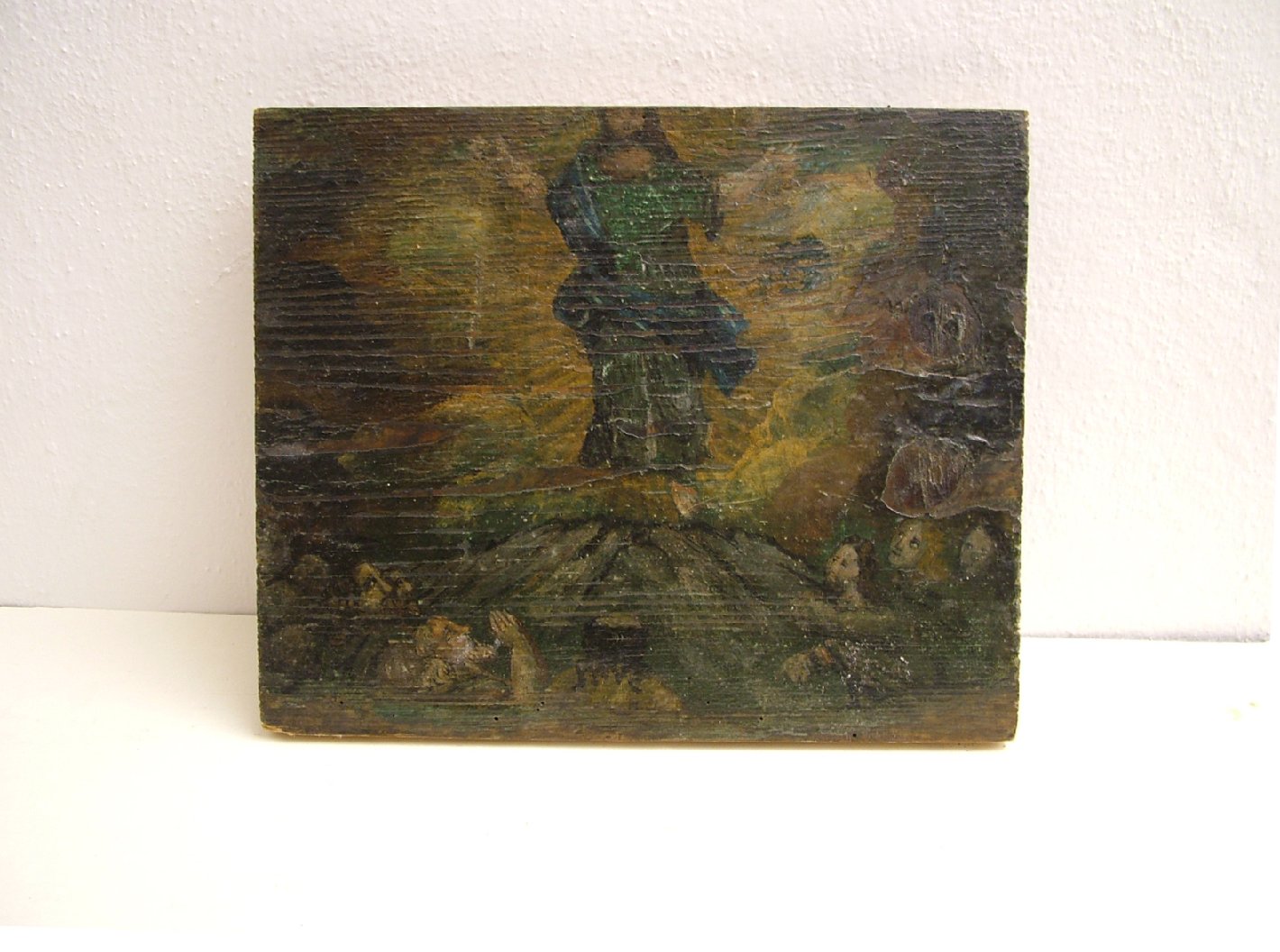 ascensione di Cristo (dipinto, elemento d'insieme) - ambito marchigiano (secc. XVII/ XVIII)