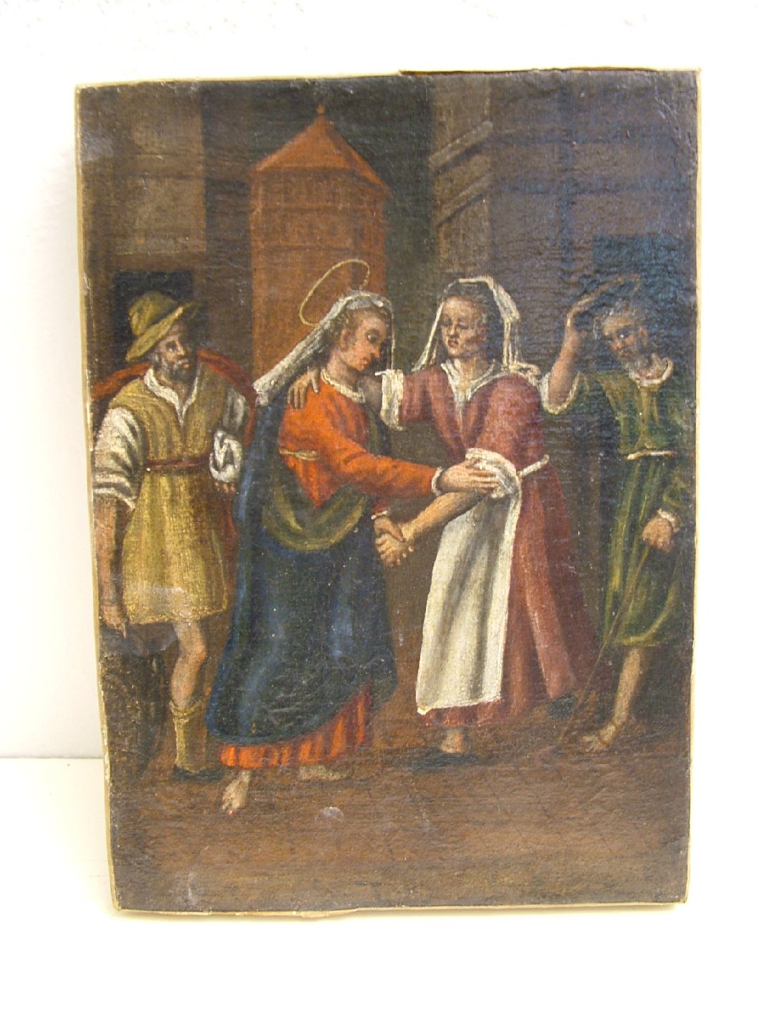 visitazione (dipinto, elemento d'insieme) - ambito marchigiano (sec. XVIII)