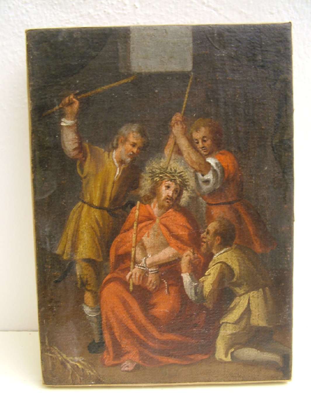 incoronazione di spine (dipinto, elemento d'insieme) - ambito marchigiano (sec. XVIII)