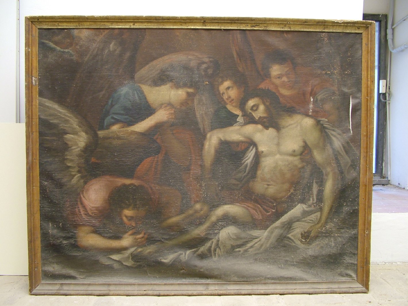 deposizione (dipinto) - ambito marchigiano (seconda metà sec. XVII)