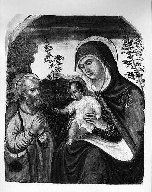 Sacra Famiglia (dipinto) - ambito marchigiano (prima metà sec. XVI)