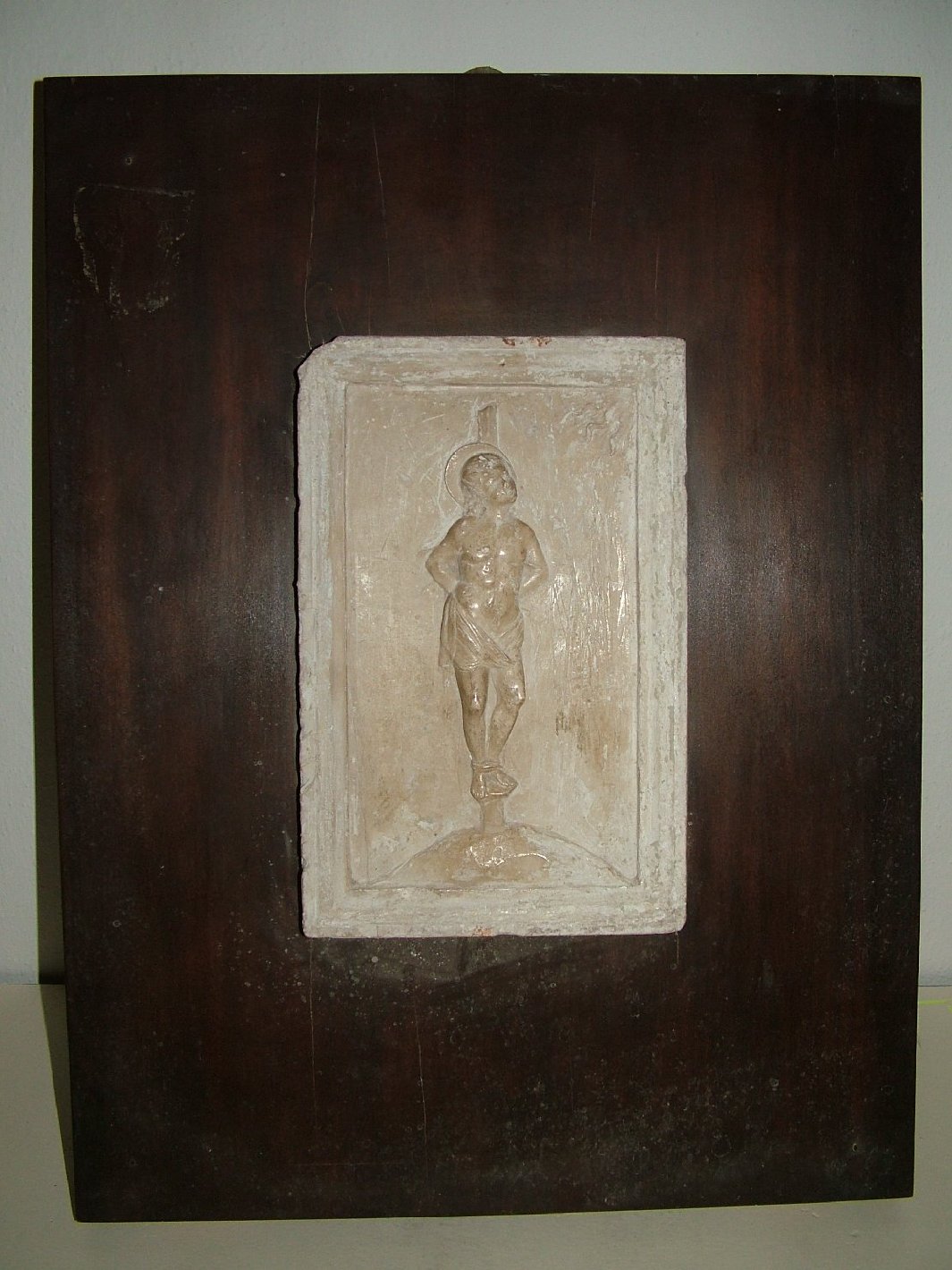 San Sebastiano (formella) di Rosselli Domenico (attribuito) (sec. XV)