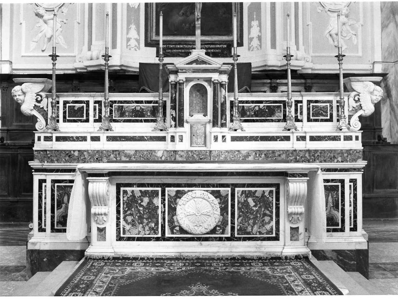 altare maggiore - ambito molisano (sec. XIX)