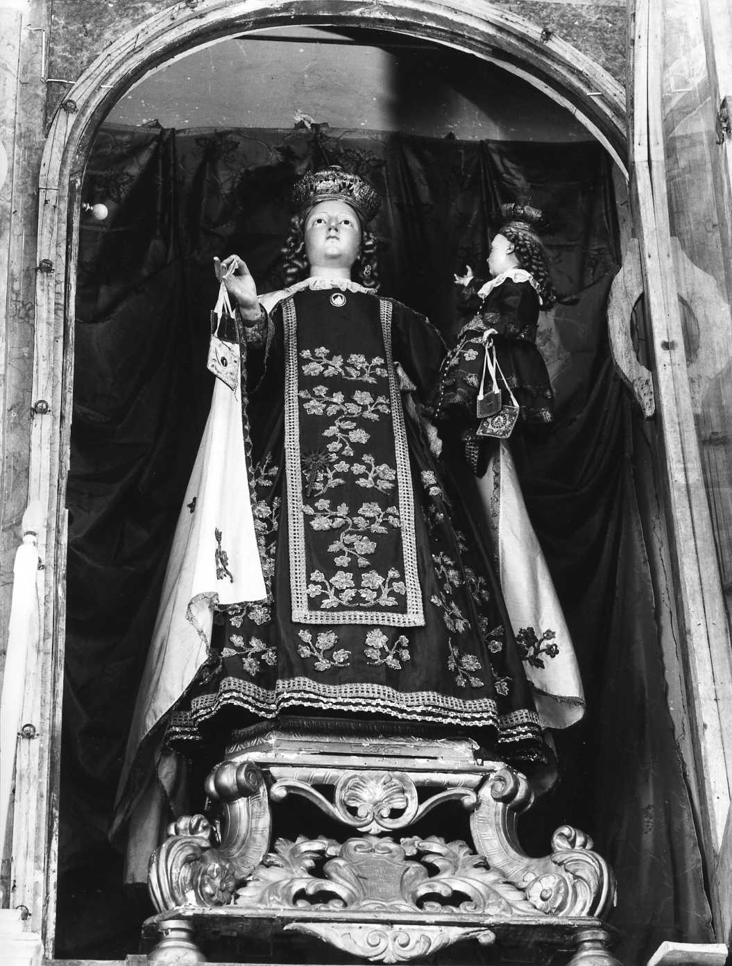 Madonna del Carmelo (statua, opera isolata) - bottega molisana (sec. XIX)