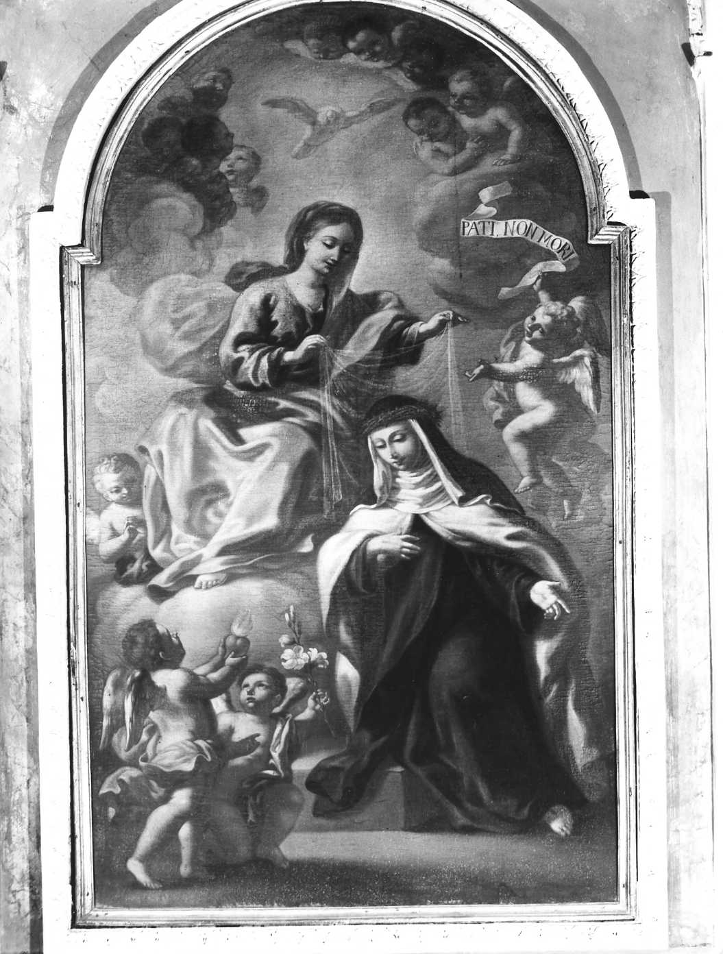 Madonna e Santa Teresa (dipinto, opera isolata) - ambito Italia meridionale (sec. XIX)