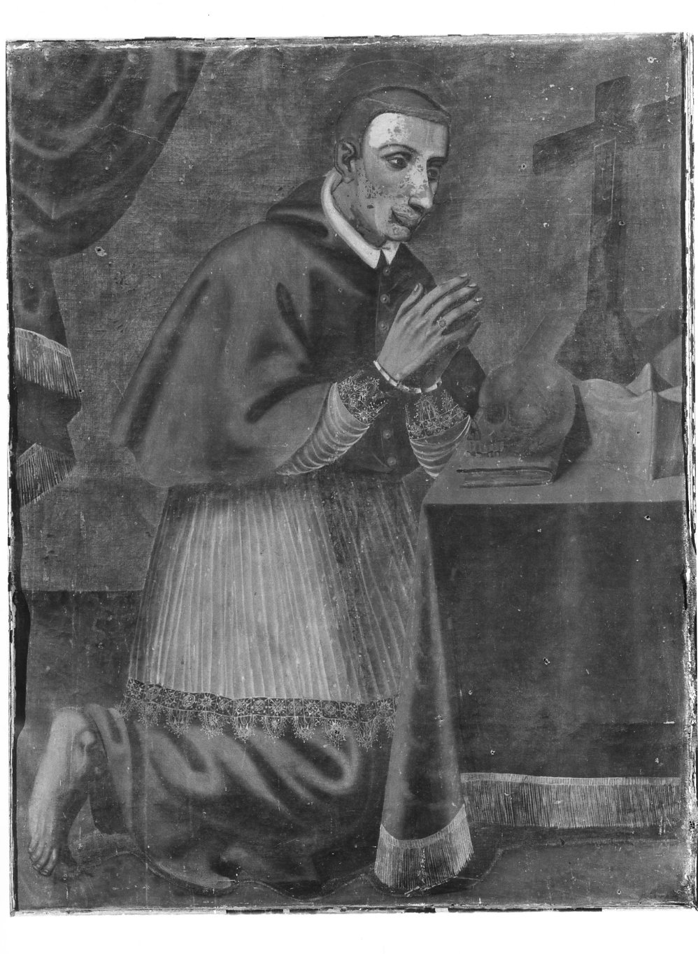 San Carlo Borromeo (dipinto) - ambito emiliano (primo quarto sec. XVII)