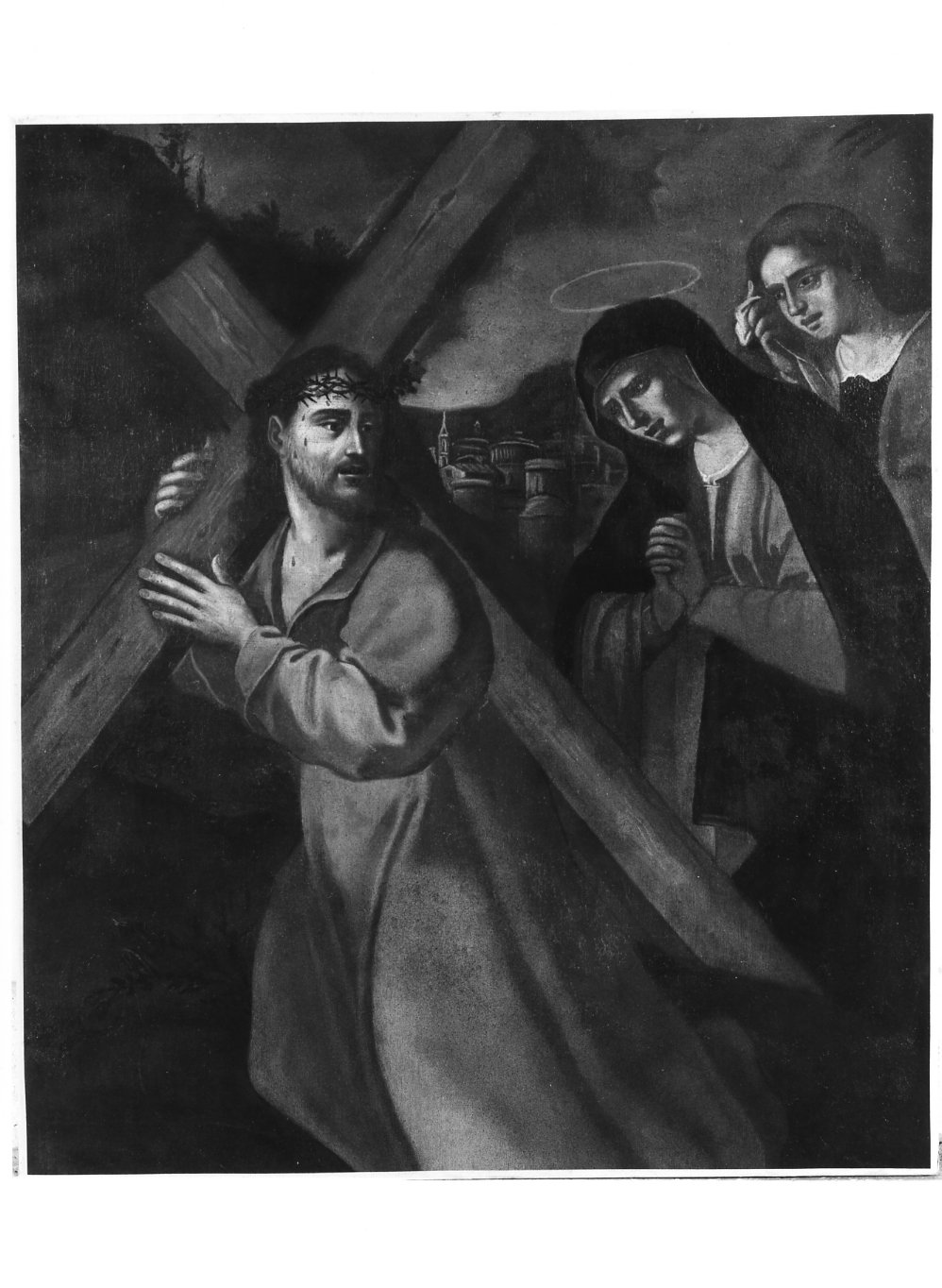 Cristo portacroce (dipinto) - ambito molisano (metà sec. XVIII)