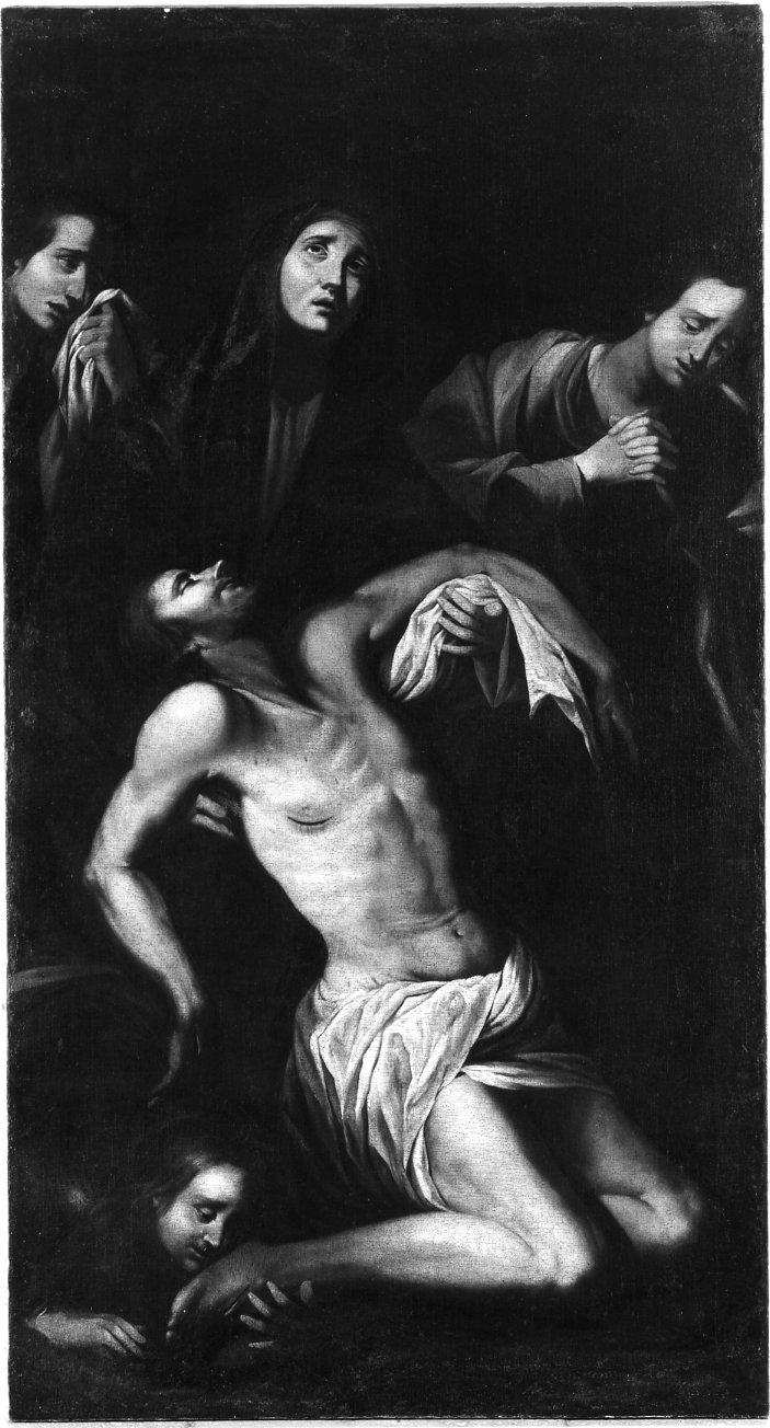 compianto sul Cristo morto (dipinto) - ambito molisano (sec. XVII)