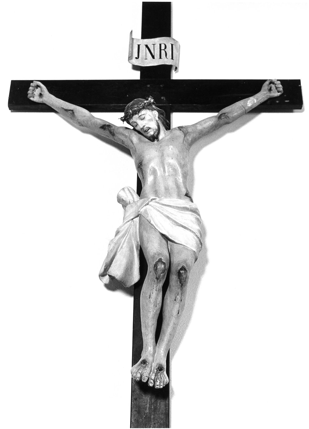 crocifisso, opera isolata - bottega Italia meridionale (secc. XVIII/ XIX)