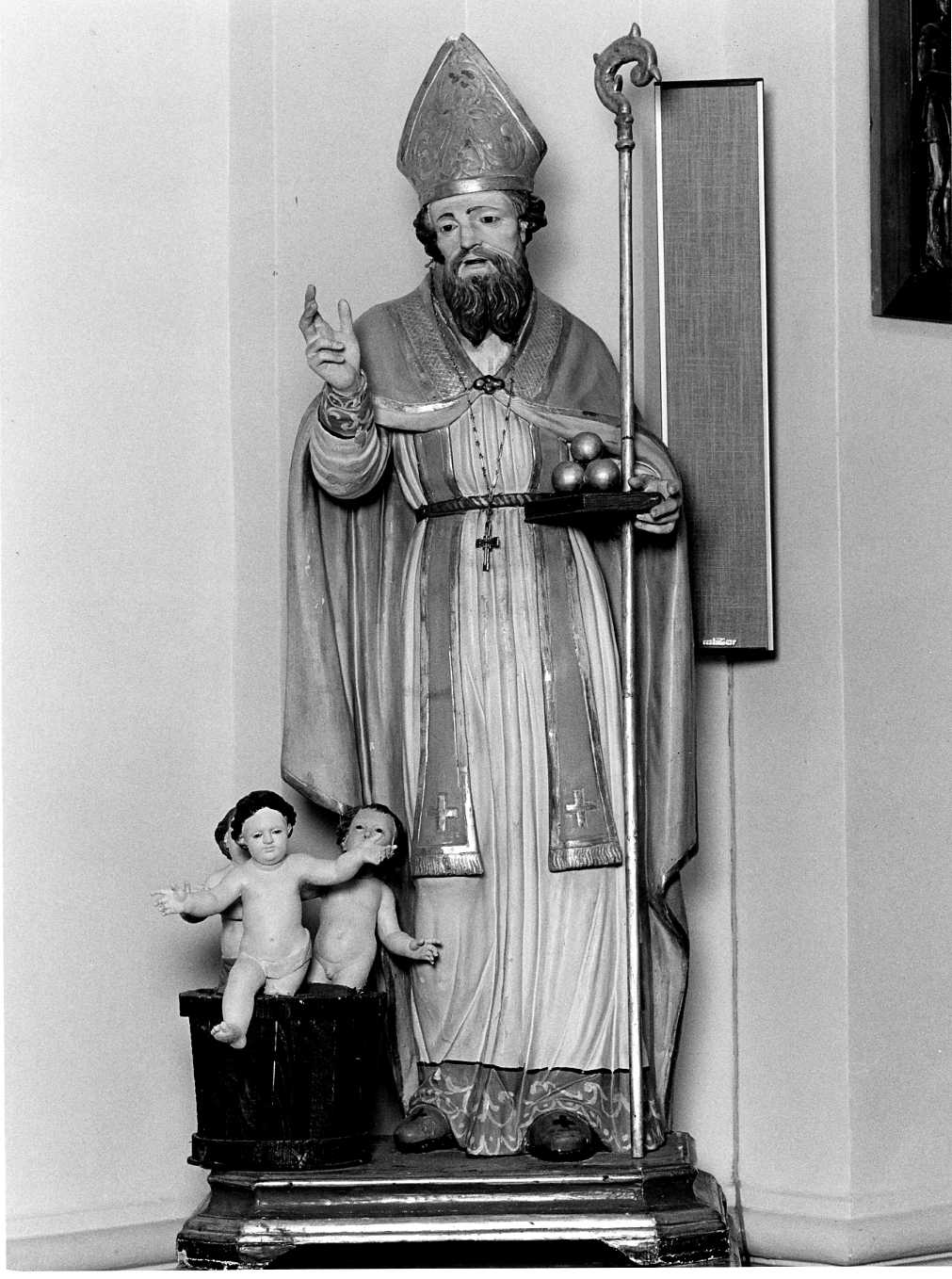 San Nicola di Bari (statua) - bottega Italia meridionale (secc. XIX/ XX)