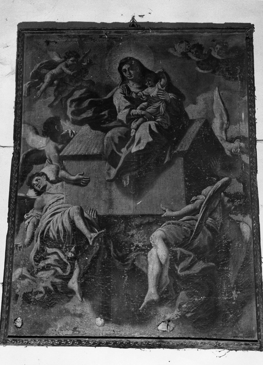 Madonna di Loreto (dipinto) di Brunetti Ciriaco (sec. XVIII)