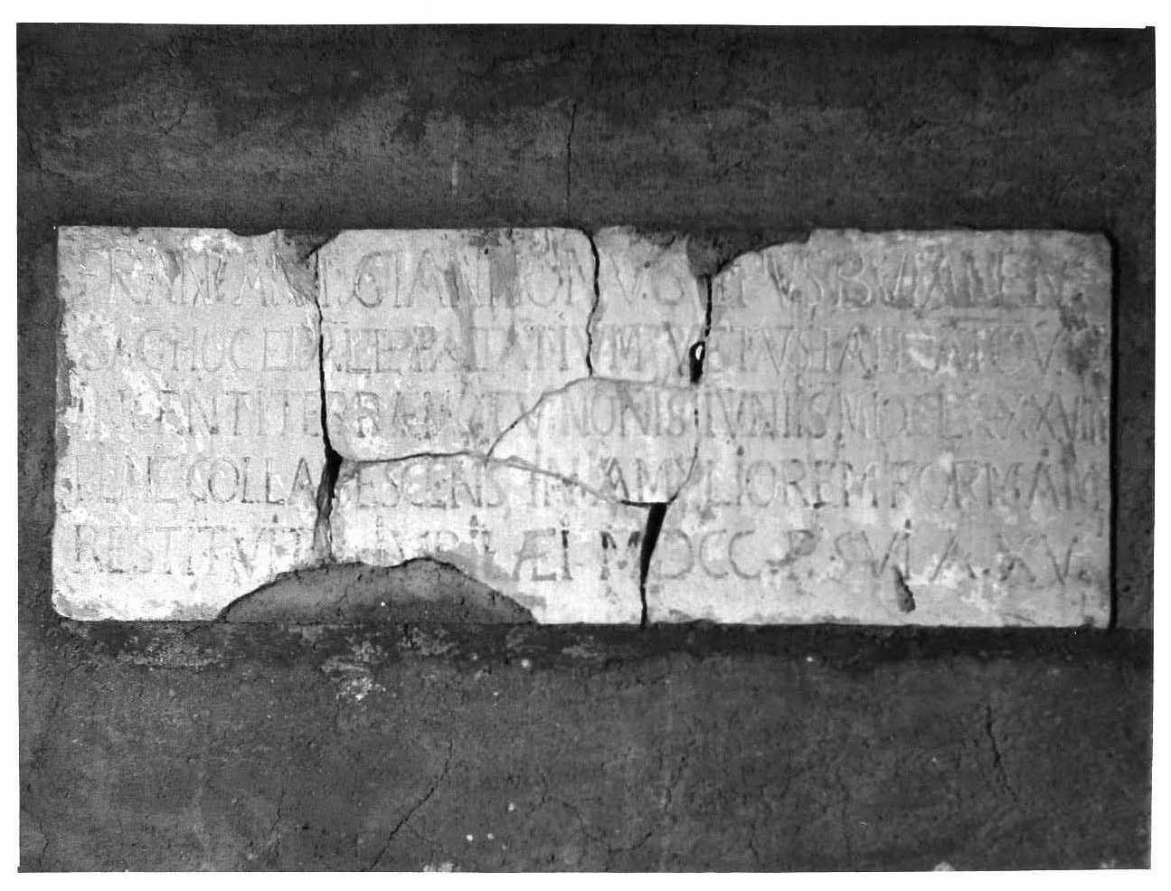 lapide documentaria - bottega molisana (sec. XVIII)