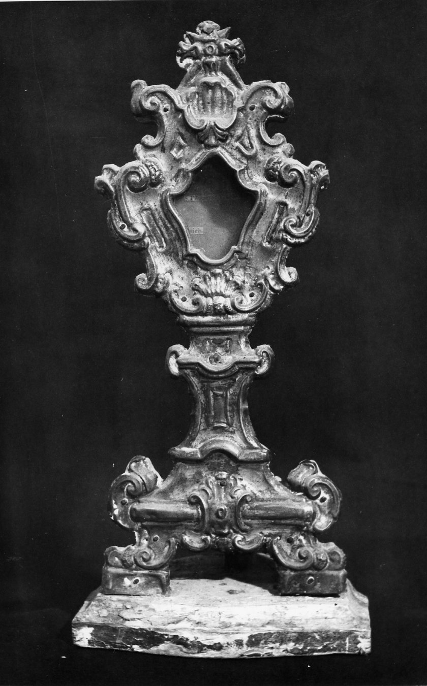 reliquiario, opera isolata - bottega napoletana (seconda metà sec. XVIII)