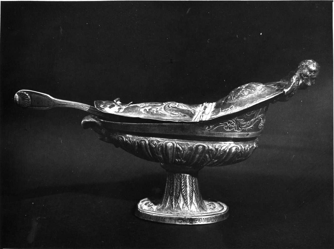 navicella portaincenso - a galeone - bottega napoletana (sec. XIX)