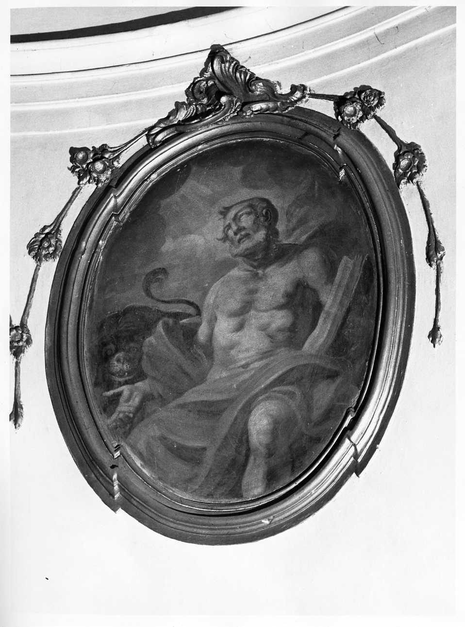 San Marco Evangelista (dipinto) di Gamba Paolo (sec. XVIII)