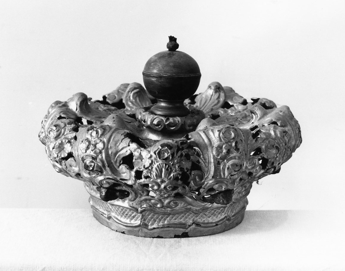corona da statua - bottega molisana (ultimo quarto sec. XIX)
