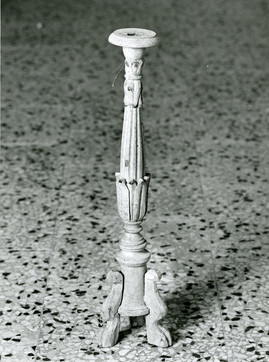 candeliere, serie - bottega molisana (sec. XIX)